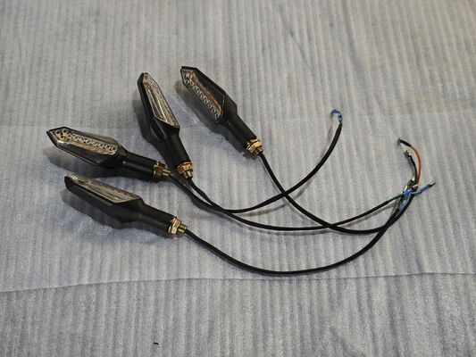 Motorcycle Turn Signal Lamp for Off Road Motocross Chopper CUB Aftermarket